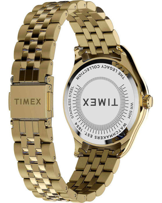 TIMEX Waterbury Traditional Crystals Gold Stainless Steel Bracelet