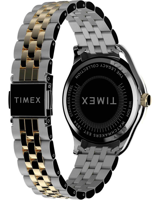 TIMEX Waterbury Traditional Crystals Two Tone Stainless Steel Bracelet