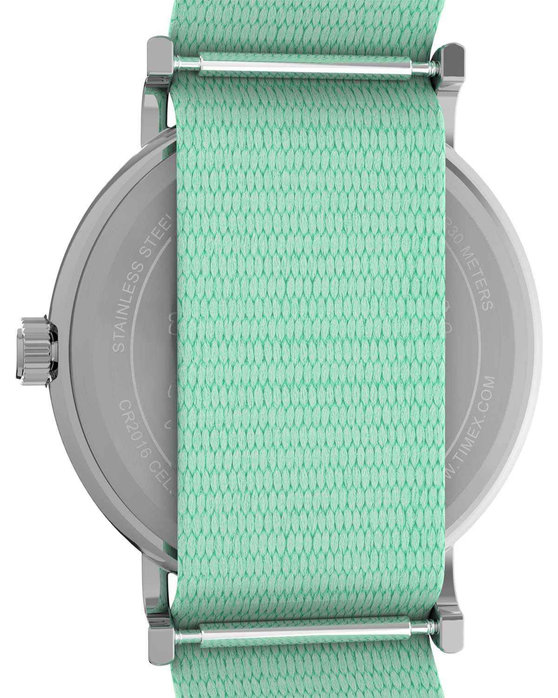 TIMEX Peanuts x Weekender Turquoise Fabric Strap