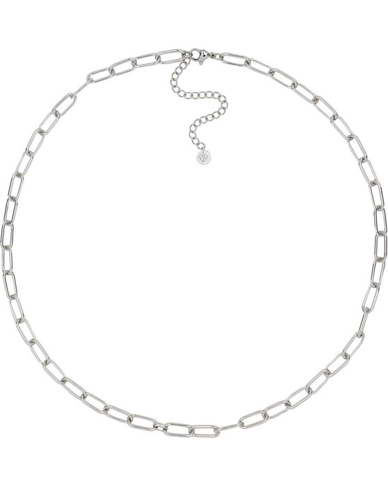 DOUKISSA NOMIKOU Long Silver Plated Stainless Steel Chain