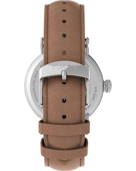 TIMEX Waterbury Standard Brown Leather Strap