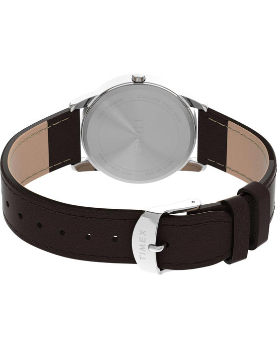 TIMEX Easy Reader Brown Biosourced Leather Strap