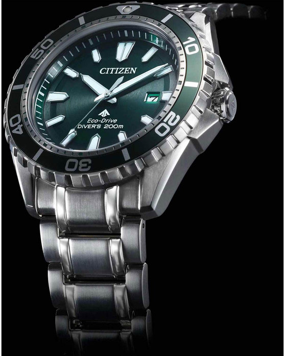 CITIZEN Eco-Drive Divers Silver Stainless Steel Bracelet