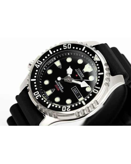 CITIZEN Promaster Divers Automatic Black Synthetic Strap