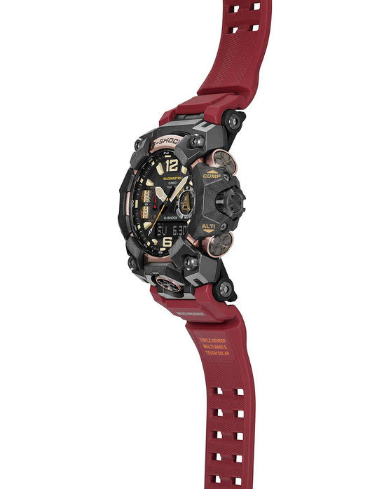 G-SHOCK Tough Solar MASTER OF G-LAND MUDMAN Red Resin Strap