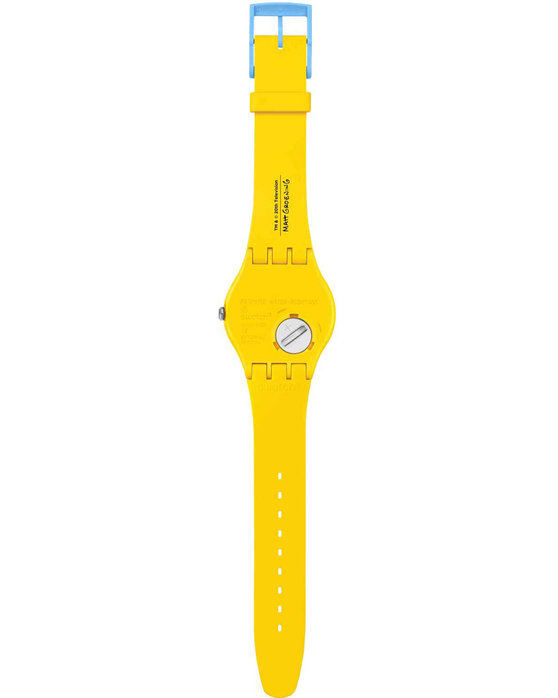 SWATCH Simpsons Seconds Of Sweetness Two Tone Silicone Strap