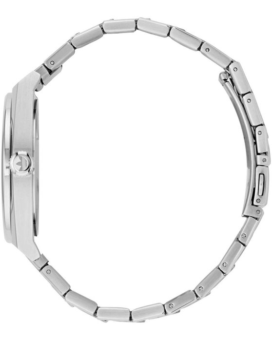 ADIDAS ORIGINALS Code Five Silver Stainless Steel Bracelet