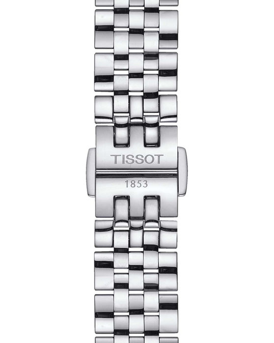 TISSOT T-Classic Le Locle 20th Anniversary Diamonds Automatic Silver Stainless Steel Bracelet Gift Set