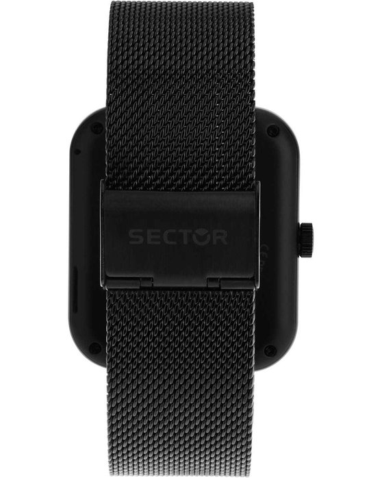 SECTOR S03 Pro Light Smartwatch Black Stainless Steel Bracelet Gift Set