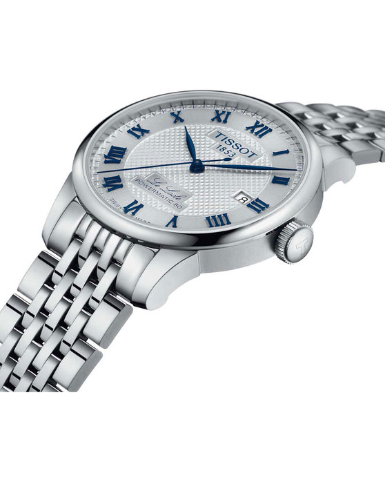 TISSOT T-Classic Le Locle 20th Anniversary Automatic Silver Stainless Steel Bracelet Gift Set