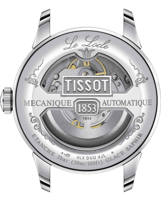 TISSOT T-Classic Le Locle 20th Anniversary Automatic Silver Stainless Steel Bracelet Gift Set