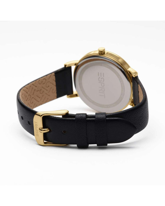 ESPRIT Everyday Black Leather Strap