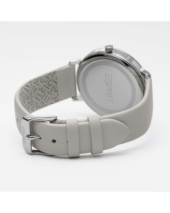 ESPRIT Signature White Leather Strap