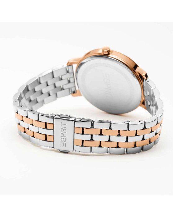 ESPRIT Fortune Crystals Two Tone Stainless Steel Bracelet