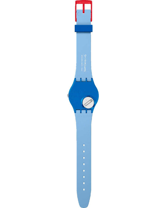 SWATCH Simpsons Tidings of Joy Two Tone Silicone Strap