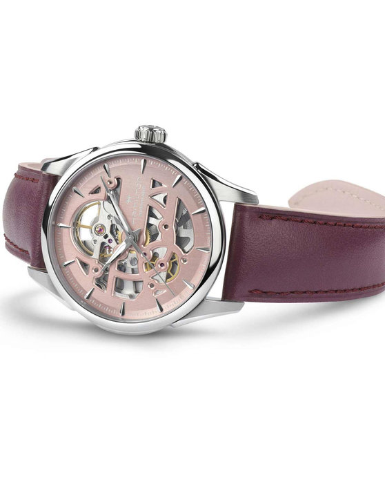 HAMILTON Jazzmaster Automatic Purple Leather Strap