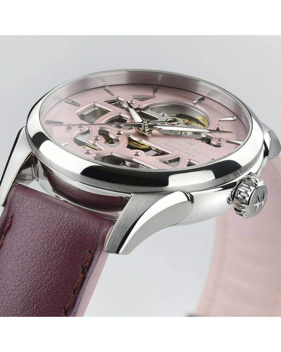 HAMILTON Jazzmaster Automatic Purple Leather Strap