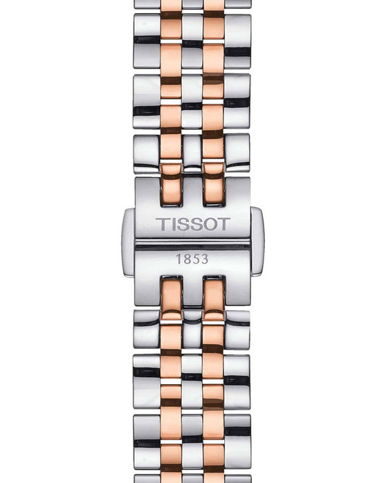 TISSOT T-Classic Le Locle Diamonds Automatic Two Tone Stainless Steel Bracelet