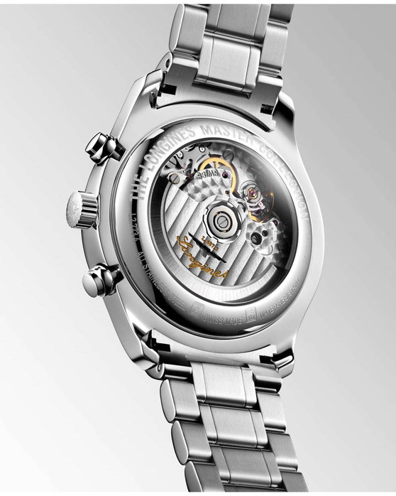 LONGINES The LONGINES Master Collection Automatic Chronograph Silver Stainless Steel Bracelet