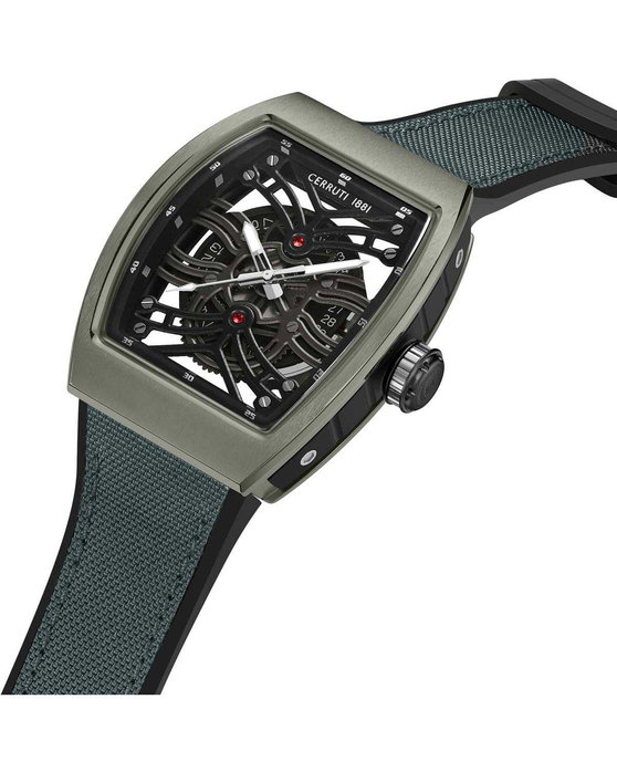 CERRUTI Calliano Two Tone Combined Materials Strap