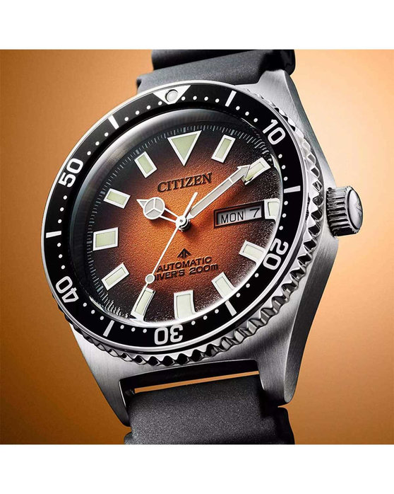 CITIZEN Promaster Divers Automatic Black Polyurethane Strap