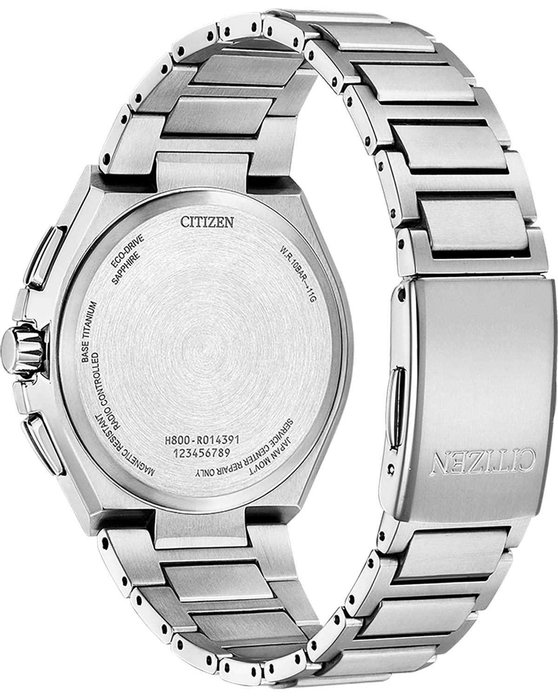 CITIZEN Eco-Drive RadioControlled Chronograph Silver Titanium Bracelet