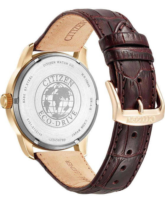 CITIZEN Eco-Drive Brown Leather Strap