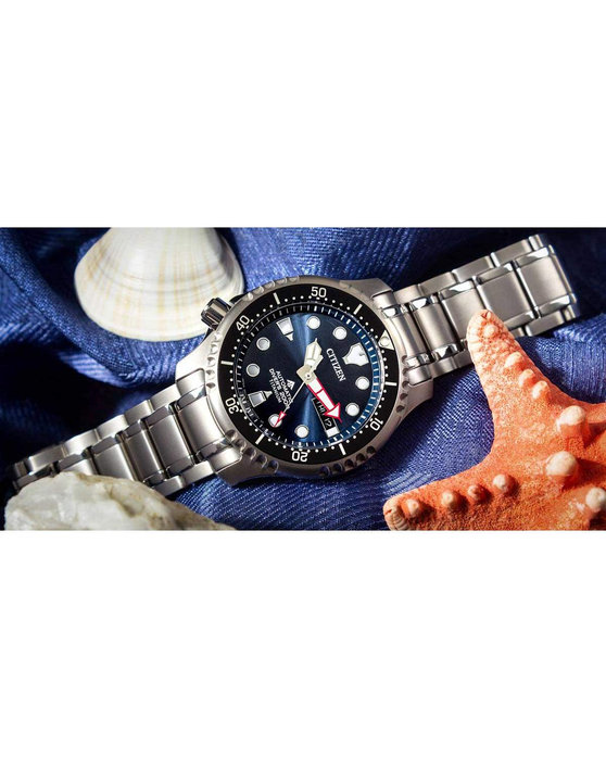 CITIZEN Promaster Divers Automatic Silver Titanium Bracelet