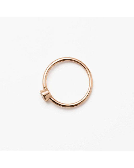 Δαχτυλίδι ESPRIT Purity από ροζ επιχρυσωμένο Ασήμι 925 με ζιργκόν (Νο 52)
