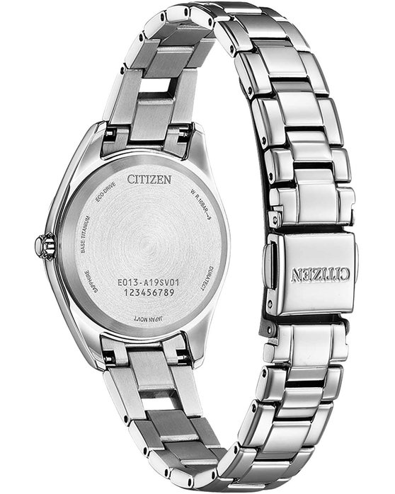 CITIZEN Eco-Drive Crystals Silver Titanium Bracelet