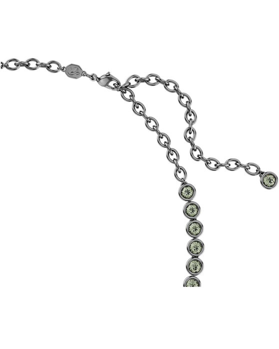 SWAROVSKI Gray Imber Tennis necklace (round cut)