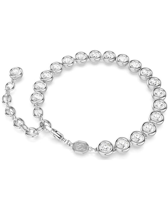 SWAROVSKI White Imber Tennis bracelet round cut (Medium)