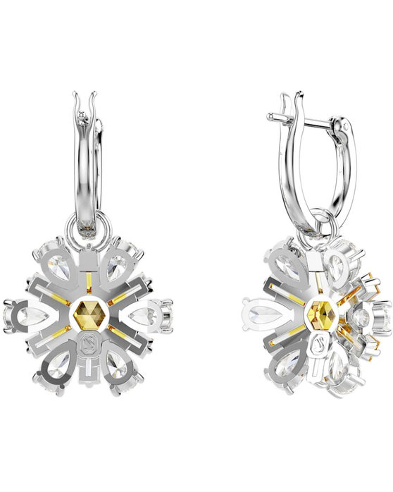 SWAROVSKI Yellow Idyllia drop earrings Flower