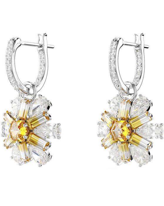 SWAROVSKI Yellow Idyllia drop earrings Flower