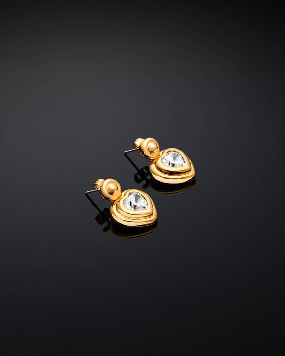 Σκουλαρίκια CHIARA FERRAGNI Bold από επιχρυσωμένο κράμα μετάλλων με ζιργκόν