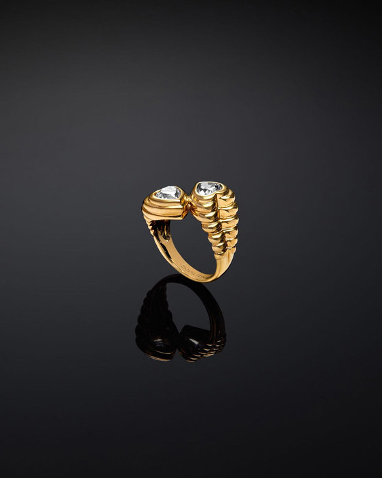 Δαχτυλίδι CHIARA FERRAGNI Bold από επιχρυσωμένο κράμα μετάλλων με ζιργκόν (Νo 10)