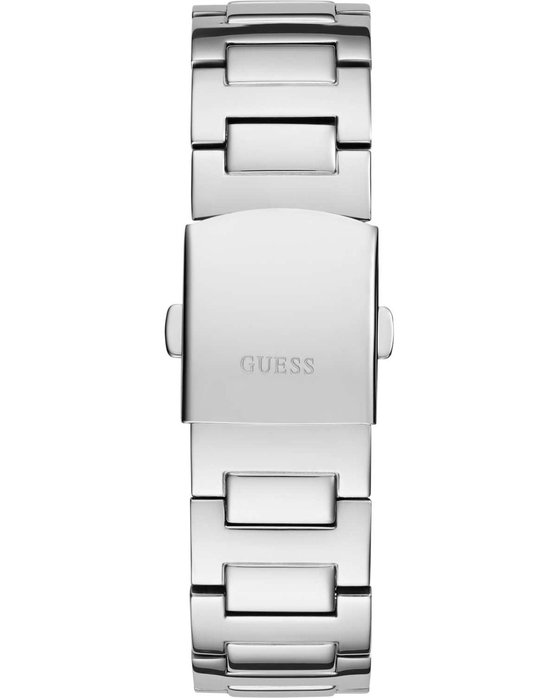 GUESS Headline Crystals Silver Stainless Steel Bracelet