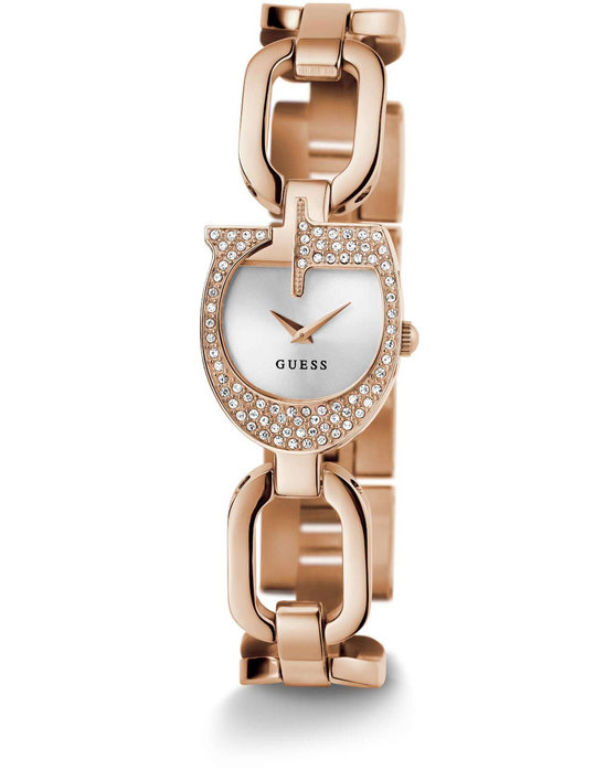 GUESS Gia Crystals Rose Gold Stainless Steel Bracelet