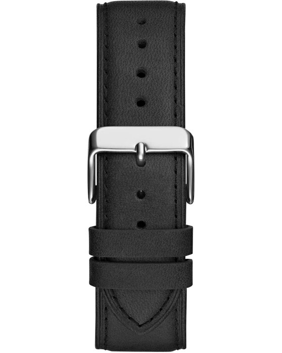 GUESS Parker Black Leather Strap