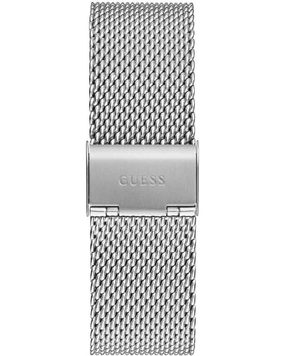 GUESS Reputation Silver Stainless Steel Bracelet