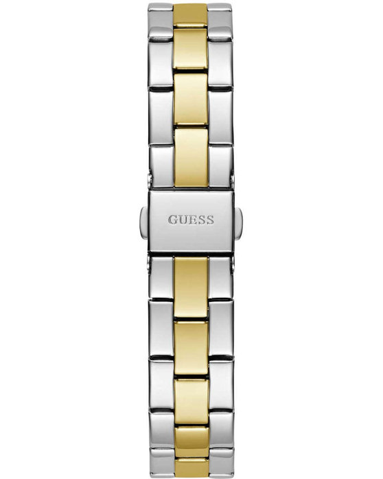 GUESS Heartless Crystals Two Tone Stainless Steel Bracelet