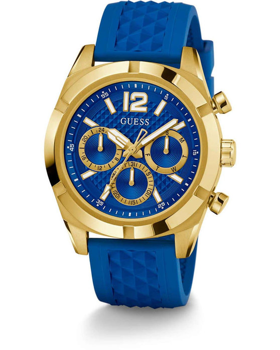 GUESS Resistance Blue Rubber Strap