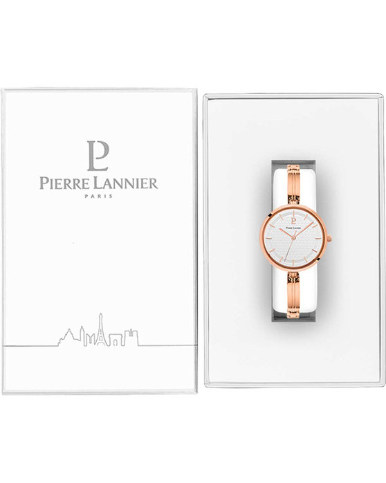 PIERRE LANNIER Pretty Rose Gold Stainless Steel Bracelet