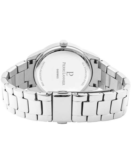 PIERRE LANNIER Roxanne Silver Stainless Steel Bracelet