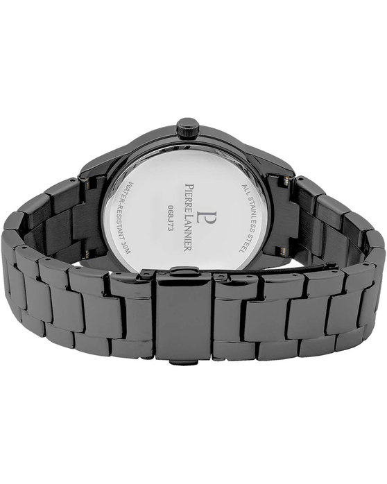 PIERRE LANNIER Roxanne Black Stainless Steel Bracelet