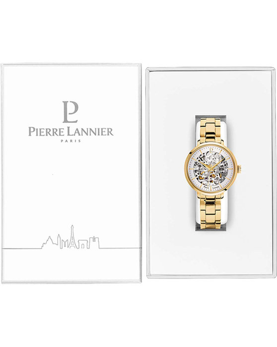 PIERRE LANNIER Automatic Gold Stainless Steel Bracelet