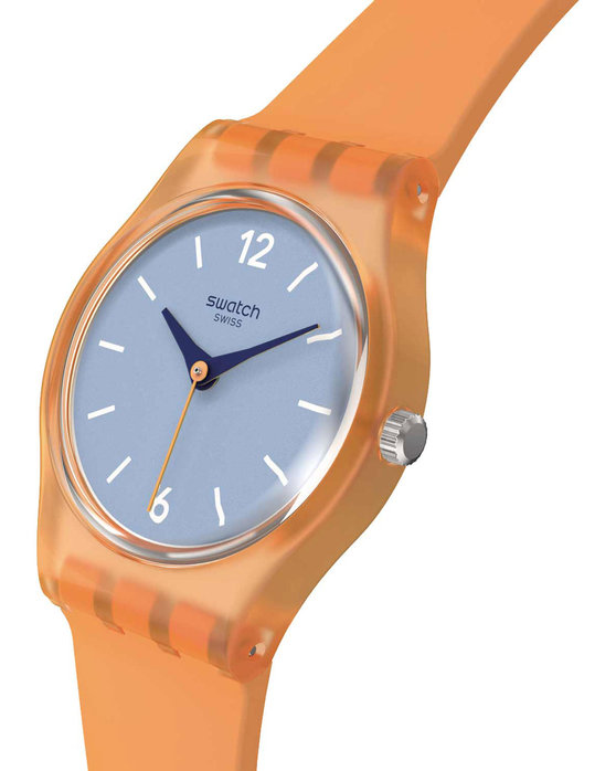 SWATCH Essentials View From A Mesa Orange Silicone Strap