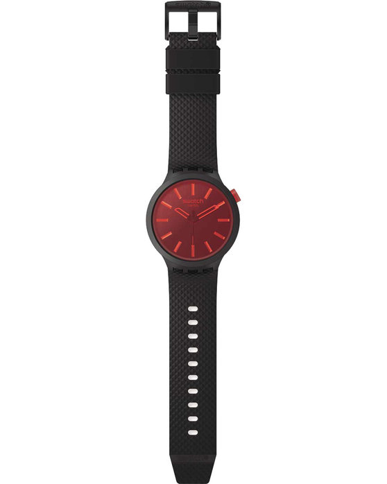 SWATCH Essentials Big Bold Midnight Mode Black Biosourced Strap