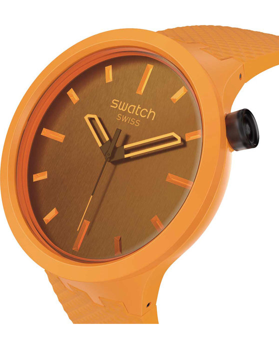 SWATCH Essentials Big Bold Crushing Orange Silicone Strap