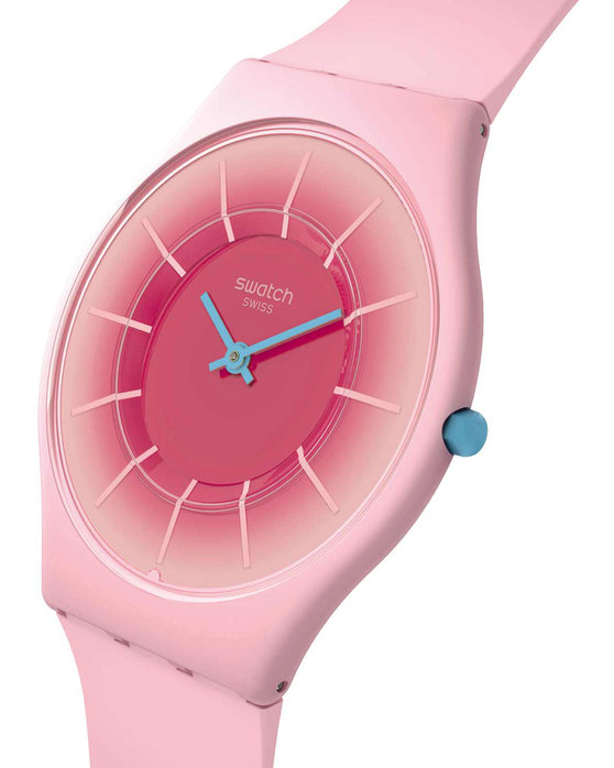 SWATCH Essentials Skin Radiantly Pink Silicone Strap